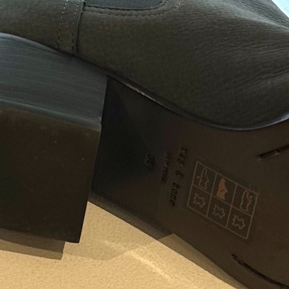 RAG & BONE CHELSEA WALKER GRAY SUEDE BOOTIE • size 36 - Picture 6 of 6